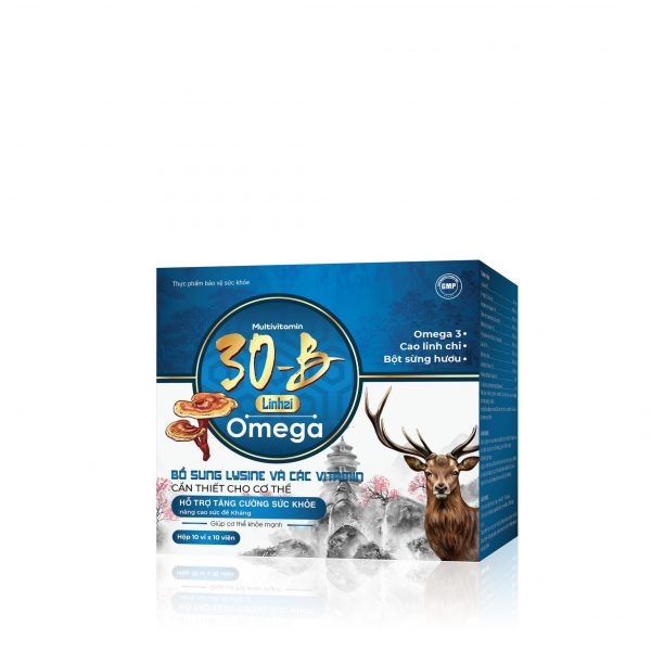 MULTIVITAMIN 30-B LINHZI OMEGA (Hộp 10 vỉ x 10 viên)