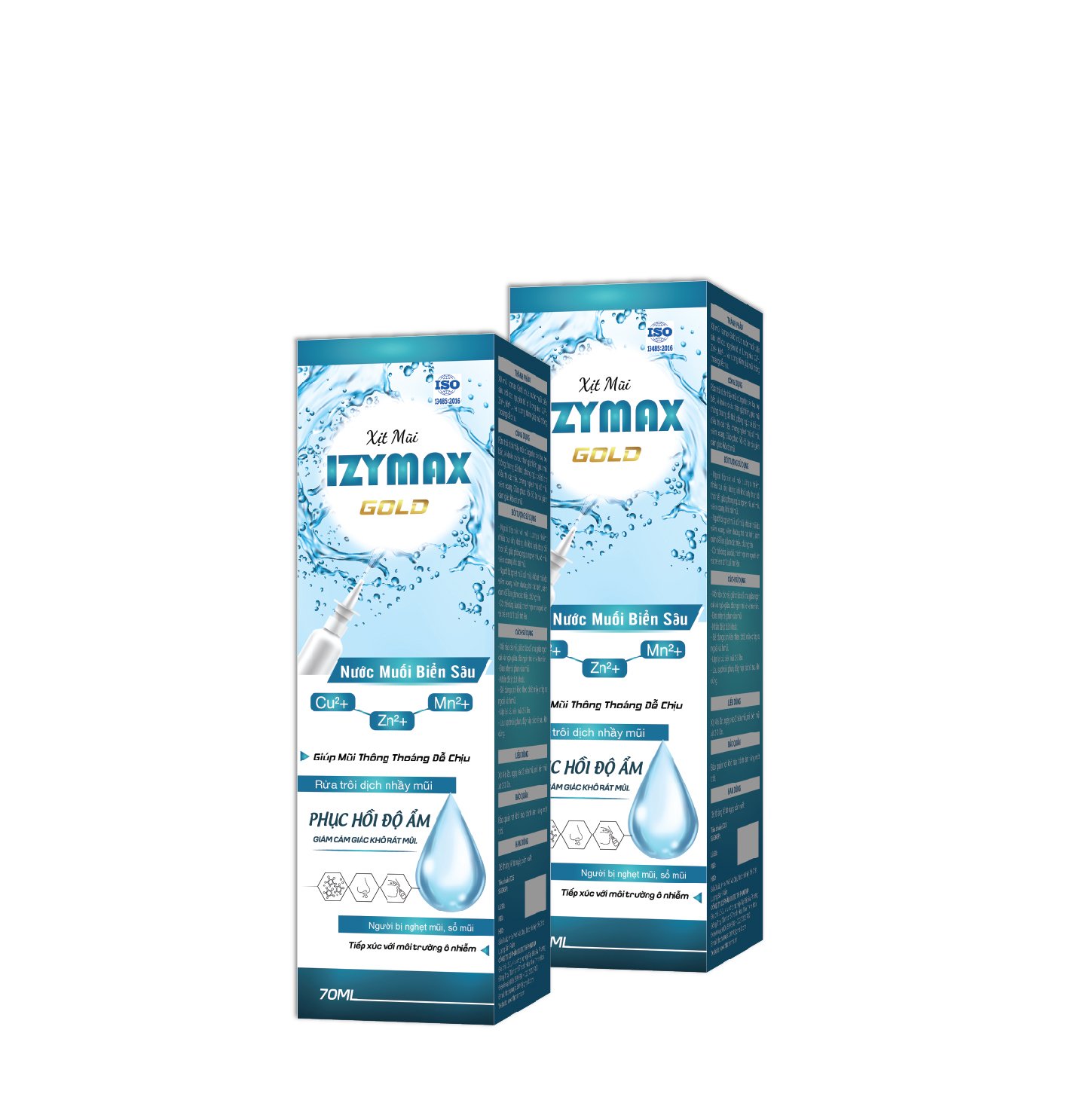 XỊT MŨI IZYMAX GOLD (Lọ 70ml)