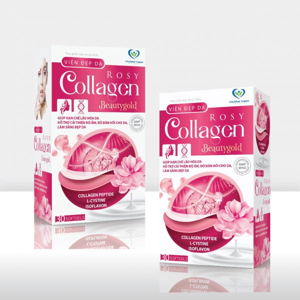 VIÊN ĐẸP DA ROSY COLLAGEN BEAUTYGOLD (Hộp 30 viên)