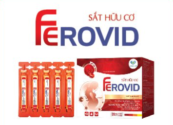 SẮT HỮU CƠ FEROVID (Hộp 20 ống)