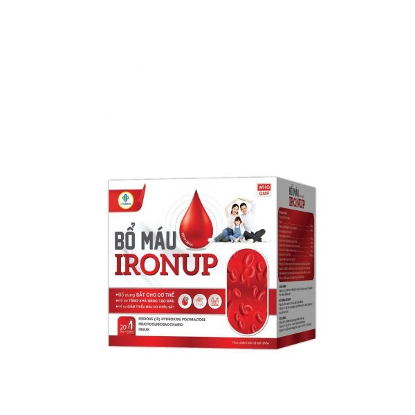 BỔ MÁU FEFO ORGA IRONUP (Hộp 4 vỉ x 5 ống)