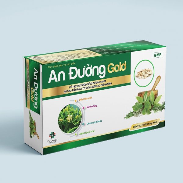 AN ĐƯỜNG GOLD (Hộp 3 vỉ x 10 viên)