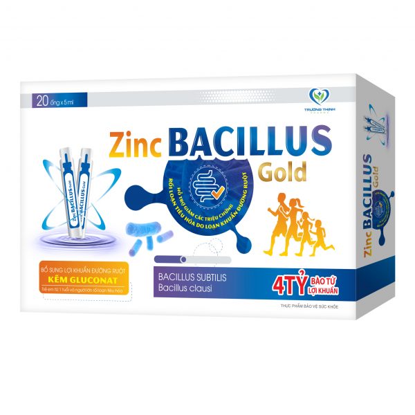 ZINC BACILLUS GOLD (Hộp 4 vỉ x 5 ống)