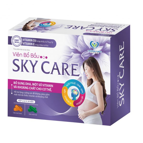 VIÊN BỔ BẦU SKY CARE (Hộp 2 lọ x 30 viên)
