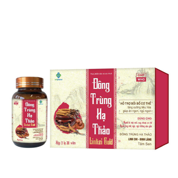 ĐÔNG TRÙNG HẠ THẢO (Hộp 2 lọ 30 viên)